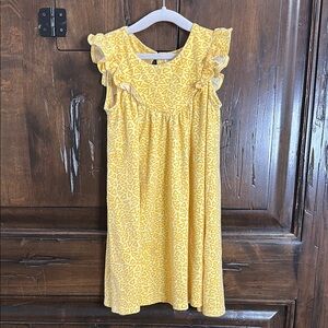 Tucker + Tate Yellow Patterned Kids Dress